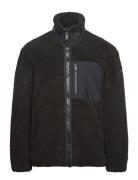 Saglek Zip Up Tops Sweat-shirts & Hoodies Fleeces & Midlayers Black Mo...