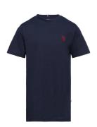 Dhm Tshirt Tops T-shirts Short-sleeved Navy U.S. Polo Assn.