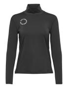 Women Turtle Neck Sara Tops T-shirts & Tops Long-sleeved Black RE DO