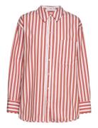 Striped Cotton Shirt Tops Shirts Long-sleeved Multi/patterned Mango