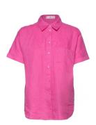 Pai Tops Shirts Short-sleeved Pink Mango