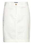 Chino Skirt Kort Kjol White GANT