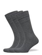 GANT Soft Cotton Socks 3-Pack Grå