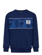 Hmlelon Sweatshirt Sport Sweat-shirts & Hoodies Sweat-shirts Blue Humm...