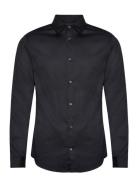 AllSaints Simmons Ls Shirt Svart