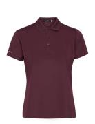 Piqué Polo Shirt Sport T-shirts & Tops Polos Burgundy Ralph Lauren Gol...