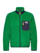 Pile Fleece Jacket Tops Sweat-shirts & Hoodies Fleeces & Midlayers Gre...
