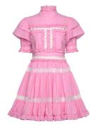 Iro Mini Dress Kort Klänning Pink Malina
