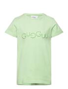 Logo T-Shirt Tops T-shirts Short-sleeved Green Gugguu
