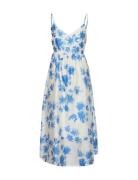 Mschberdina Romina Strap Dress Aop Knälång Klänning Blue MSCH Copenhag...