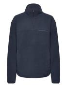 Yoke Halfzip Sport Sweat-shirts & Hoodies Fleeces & Midlayers Navy Ten...