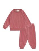 Fixoni Velour Set Rosa