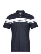 Young Line Pro Polo Sport Polos Short-sleeved Navy Sergio Tacchini