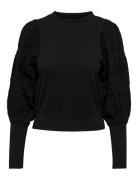 Onlmelita L/S O-Neck Pullover Knt Noos Tops Knitwear Jumpers Black ONL...