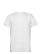Men Bamboo S/S T-Shirt Tops T-shirts Short-sleeved White URBAN QUEST