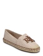 Lauren Ralph Lauren Cameryn Iii Canvas & Leather Espadrille Beige