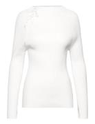 Lr-Agnes Tops Knitwear Jumpers White Levete Room