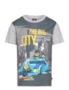 Lwtano 124 - T-Shirt S/S Tops T-shirts Short-sleeved Grey LEGO Kidswea...