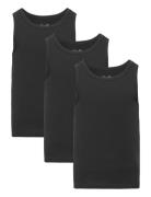 Claudio Claudio Boys 3-Pack Singlet Svart