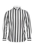 Selected Homme Slhregredster Shirt Stripe Ls Svart