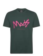 Cotton Jersey Frode Mads Tee Tops T-shirts Short-sleeved Green Mads Nø...
