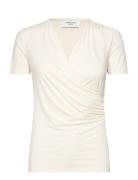 Rosemunde Rwbiarritz Ss T-Shirt Vit