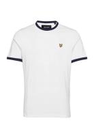 Ringer T-Shirt Tops T-shirts Short-sleeved White Lyle & Scott