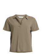 Rethinkit Polo Tee Serve 1 Khaki Green