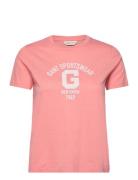 GANT Reg Logo Ss T-Shirt Rosa