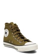 Chuck Taylor All Star Sport Sneakers High-top Sneakers Khaki Green Con...