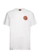 Santa Cruz Classic Dot Chest T-Shirt Vit