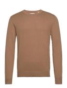 Jack & J S Jjeemil Knit Crew Neck Noos Brun