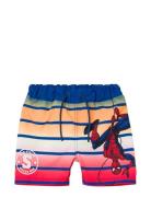 Nmmmelvin Spiderman Long Swimshorts Mar Badshorts Multi/patterned Name...