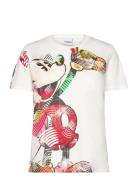 Mickey M. Christian Lacroix Tops T-shirts & Tops Short-sleeved White D...