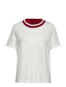 Corrine Tee Tops T-shirts & Tops Short-sleeved White Morris Lady