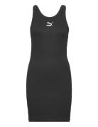 Classics Ribbed Sleeveless Dress Sport Short Dress Black PUMA