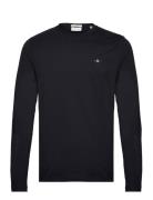 GANT Slim Shield Ls T-Shirt Svart