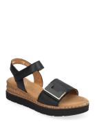 Gabor Wedge Sandal Svart