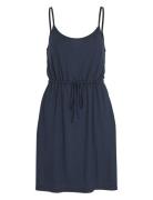 Vimo Y Strap Dress /1/Ka Kort Klänning Navy Vila