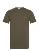 Piece T-Shirt Tops T-shirts Short-sleeved Khaki Green Les Deux