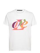 French Connection Love Graphic T Shirt Vit