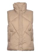 Onlpalma Puffer Waistcoat Cc Otw Vests Padded Vests Brown ONLY