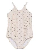 Lil'Atelier Nmfhelga Swimsuit Lil Kräm