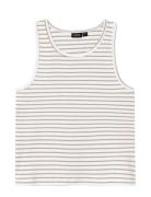 LMTD Nlfhinaja Crop Tank Top Kräm