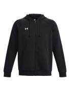 Ua Rival Fleece Fz Hoodie Sport Sweat-shirts & Hoodies Hoodies Black U...