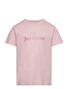 Juicy Diamante Regular Ss Tee Tops T-shirts Short-sleeved Pink Juicy C...
