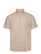 Bruun & Stengade Bs Lott Casual Modern Fit Shirt Beige