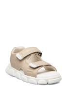 Calvin Klein Velcro Sandal Beige