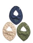 Pippi Bandana Bib Boy -Aop Multi/patterned