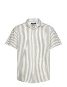 Clean Cut Copenhagen Giles Bowling Striped Shirt S/S Grön